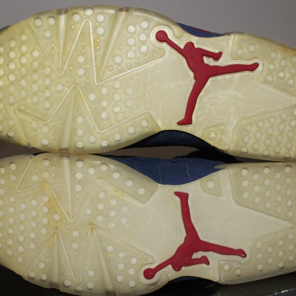 Vintage Air Jordan 6 DB Doernbecher Size 12 Blue Suede 2009 392789-401